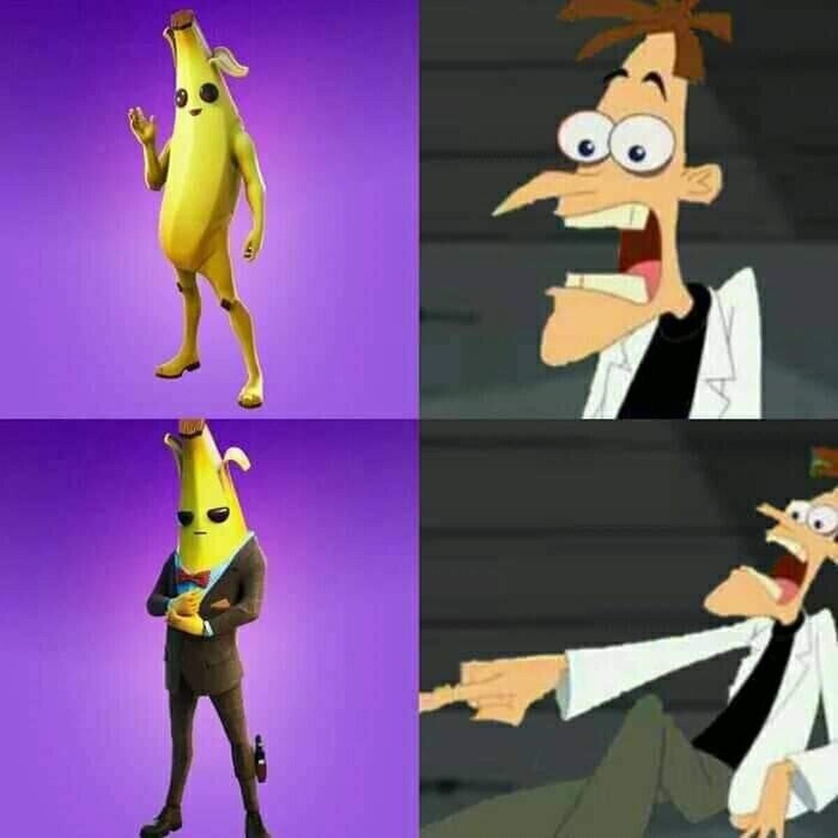 Una banana, oh no es peely la banana!!!