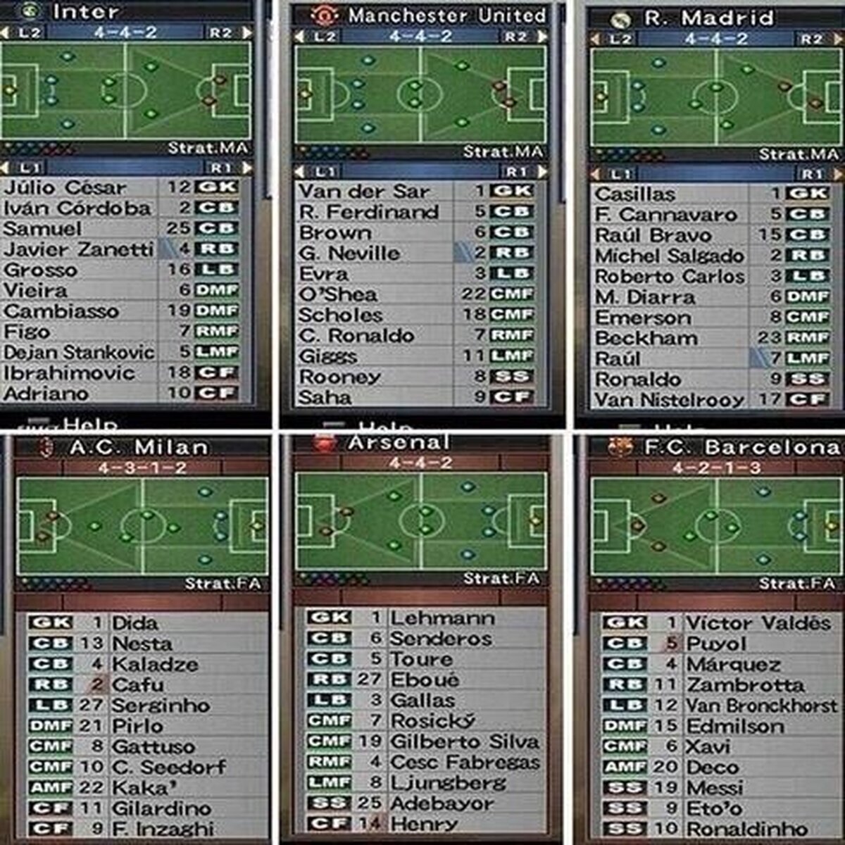 Si te gustan los juegos de fútbol esta imagen de PES te llenará de nostalgia 