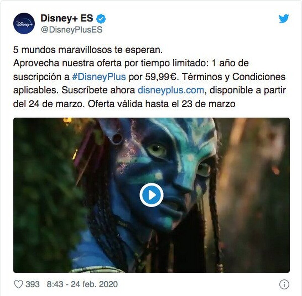 Disney Plus ya se puede contratar en España con una oferta de suscripción anual, por 5 euros al mes