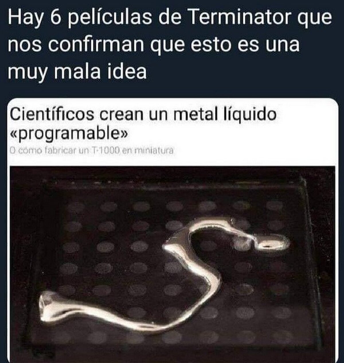 Por favor, no. Parad