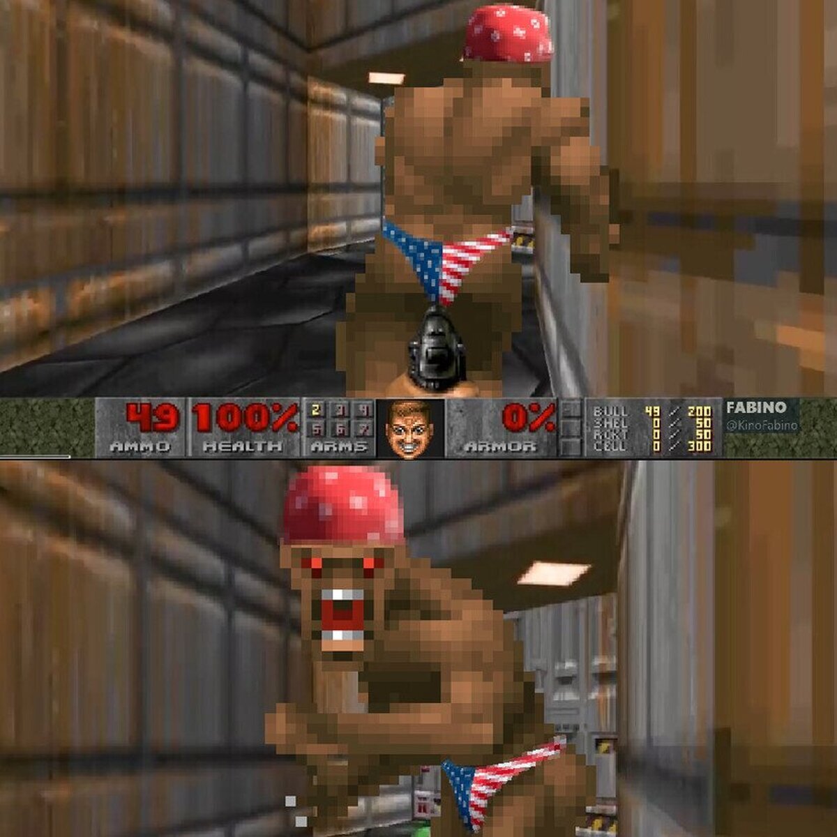 ¡Oh no! ¡No ese demonio!