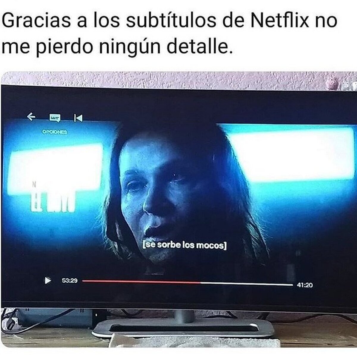 Gracias Netflix. No podía vivir sin este detalle