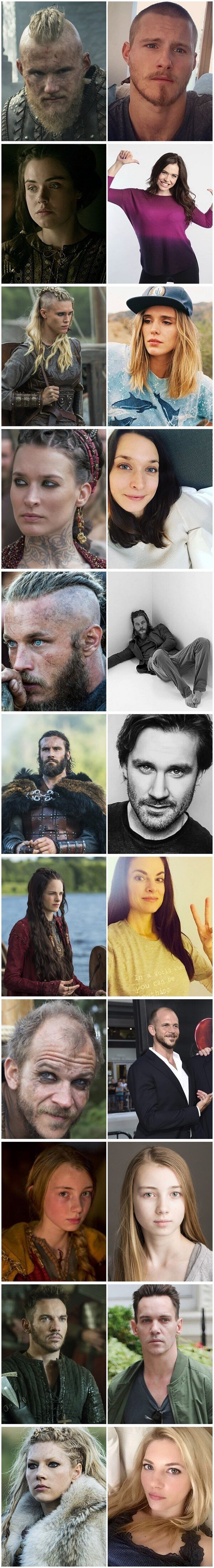 GALERÍA: Así son los actores de Vikings en la vida real
