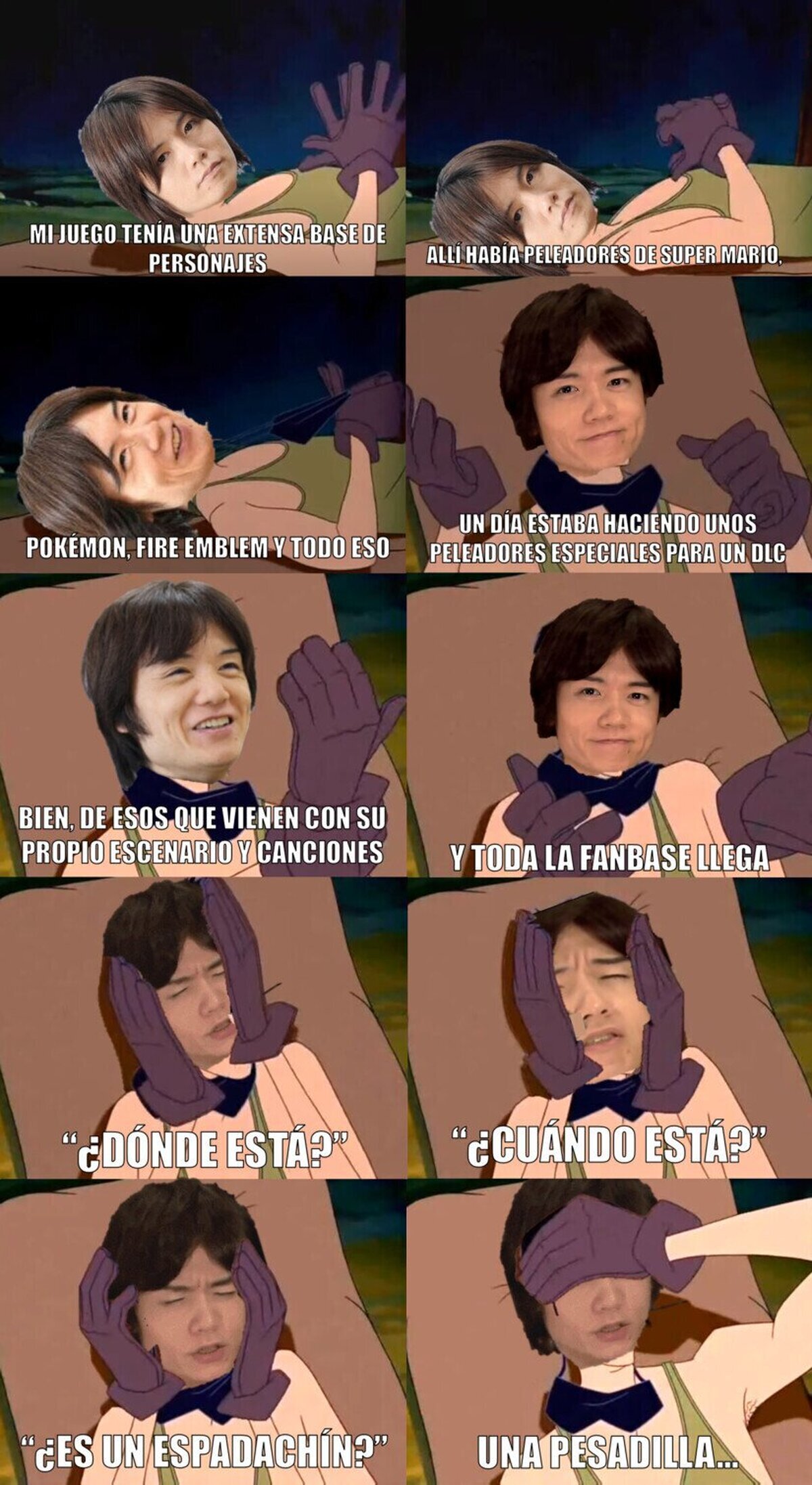 El drama de Sakurai en Smash Bros 