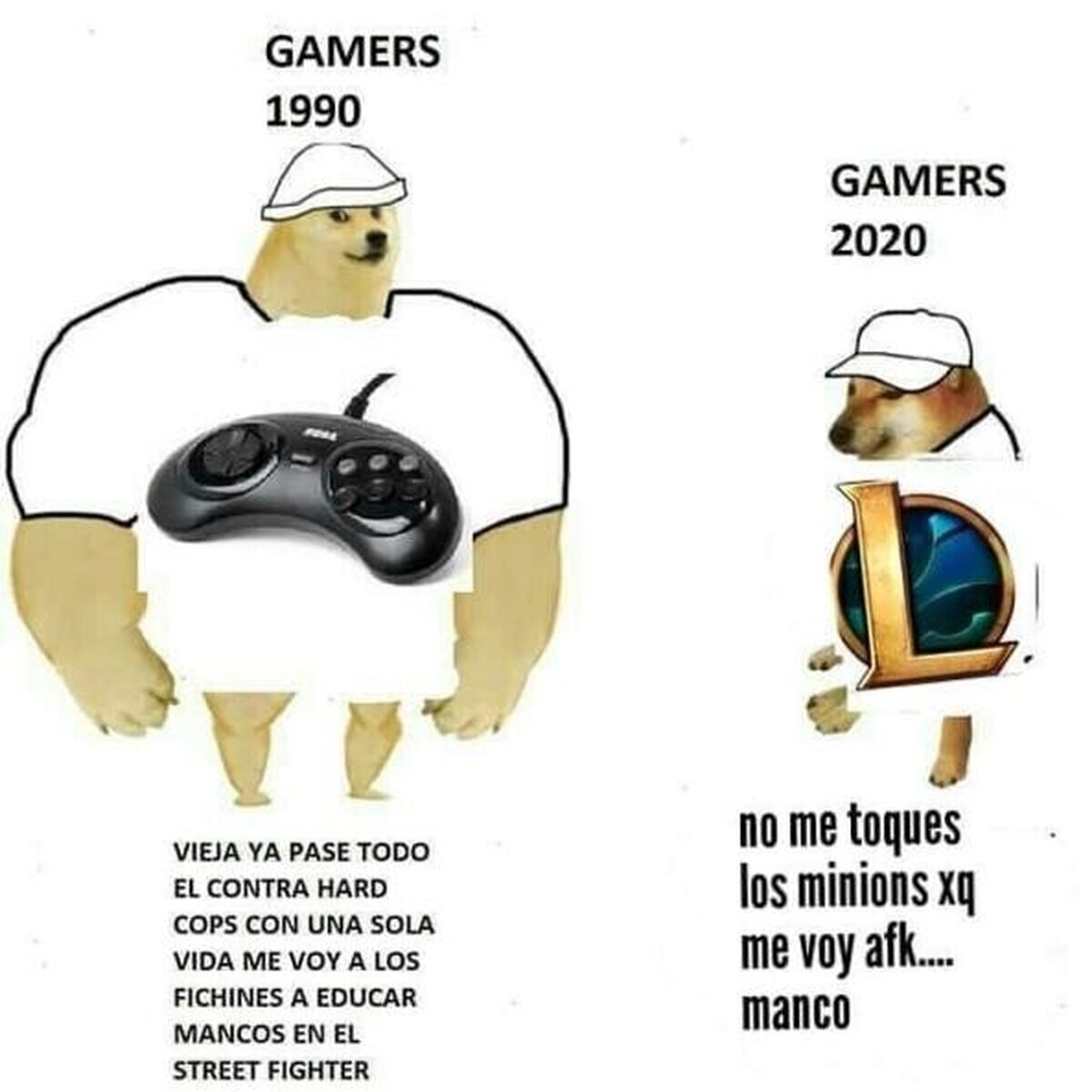 Oh dios, cómo hemos cambiado con el tiempo