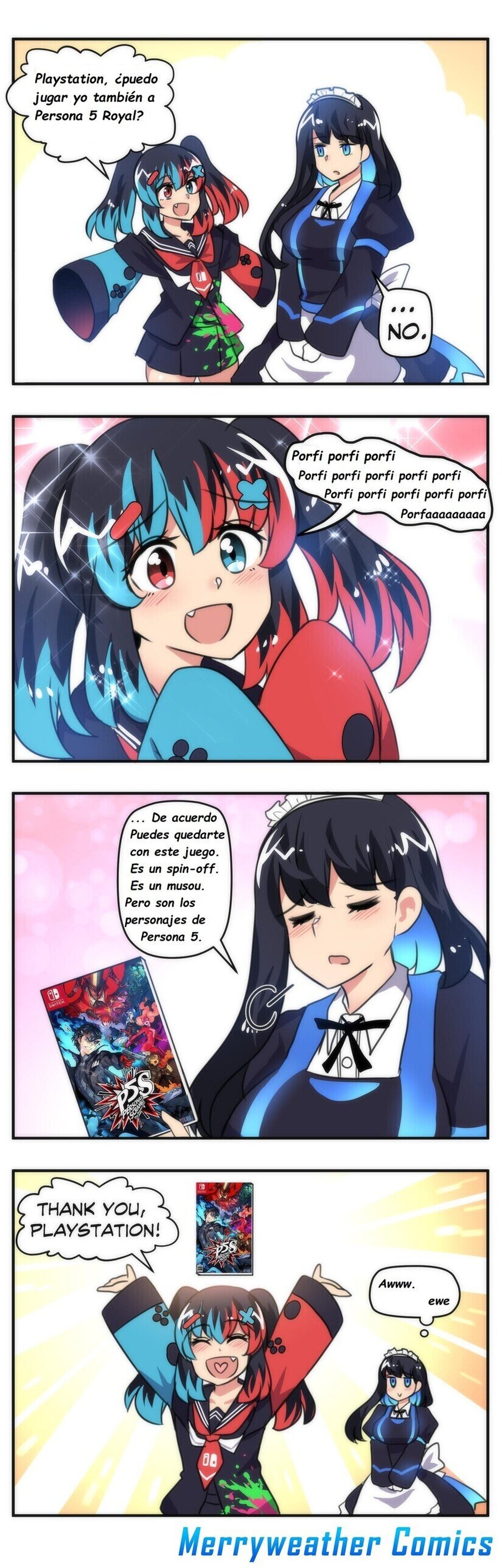 Lo que pasó con Switch-chan y Persona 5