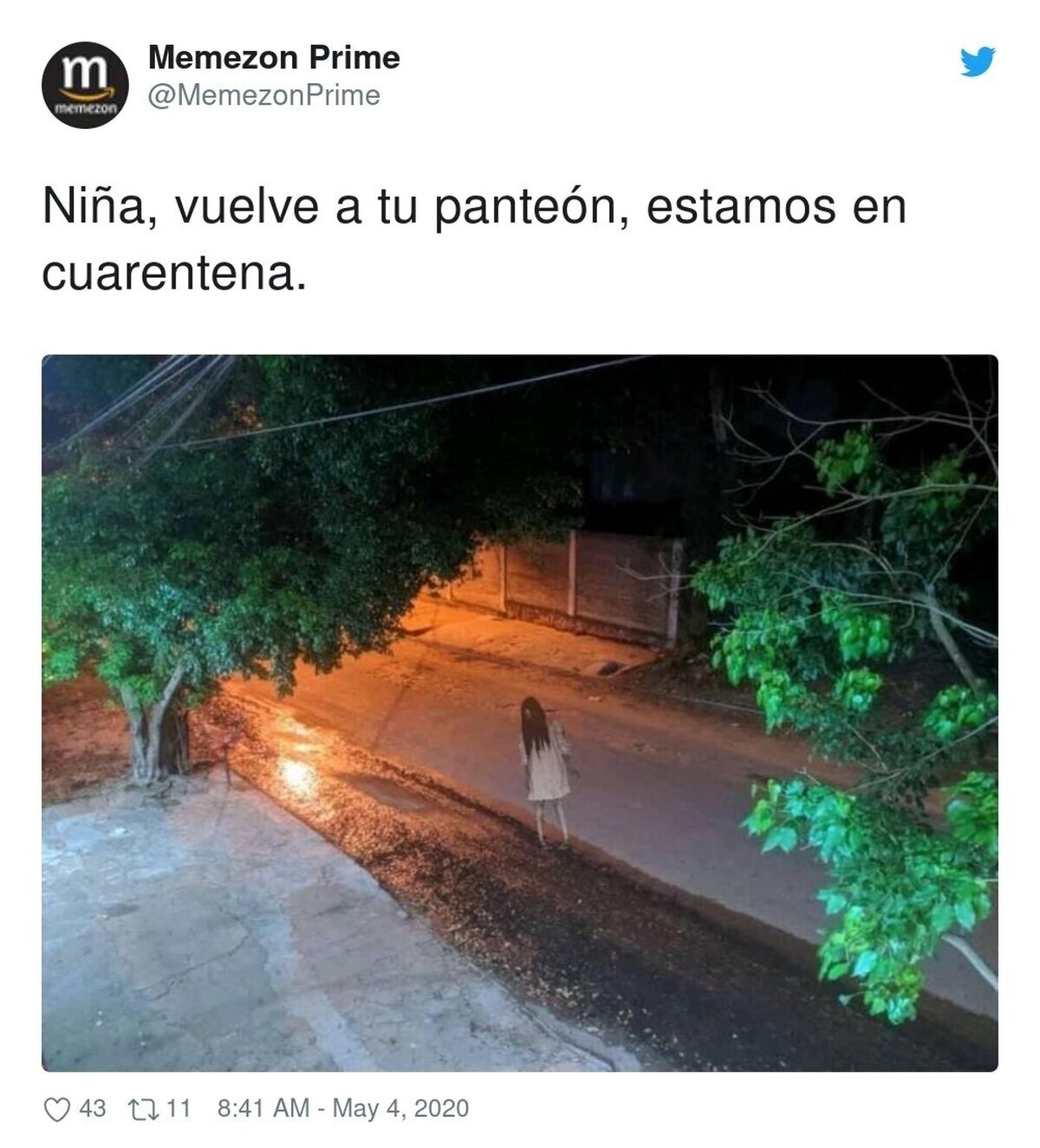 Ya saldrás a dar sustos en otro momento 