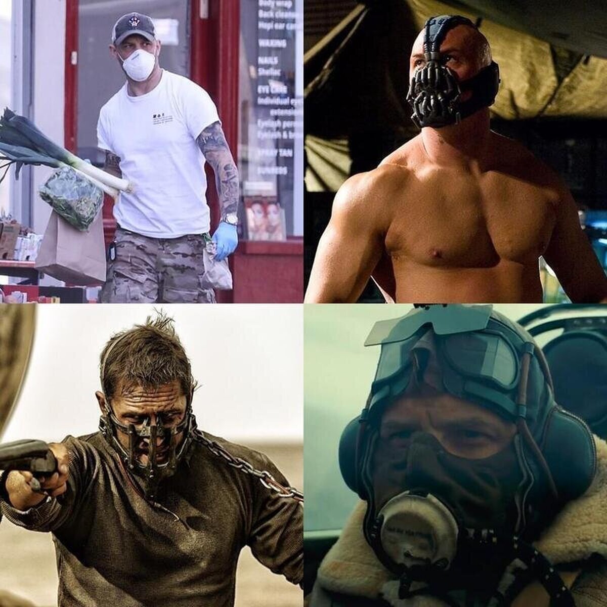 Lo bueno es que Tom Hardy ya está acostumbrado