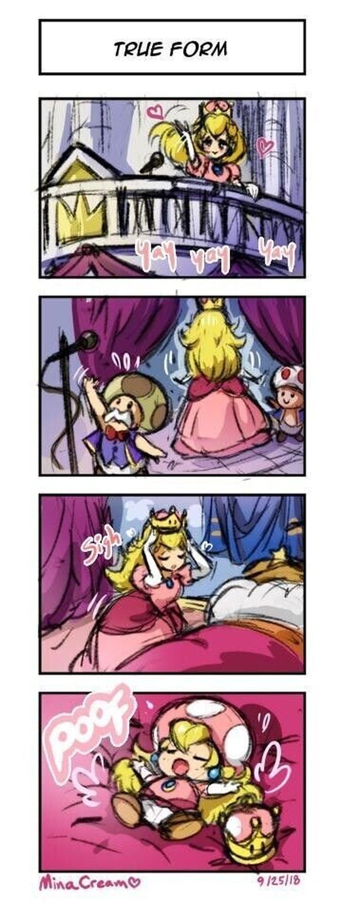 La verdadero forma de Peach. Por Mina Cream 