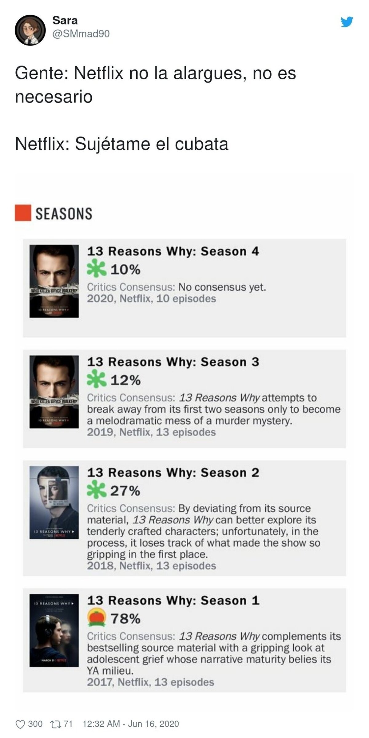 Series que nacen para una temporada y las destrozan para ganar más dinero