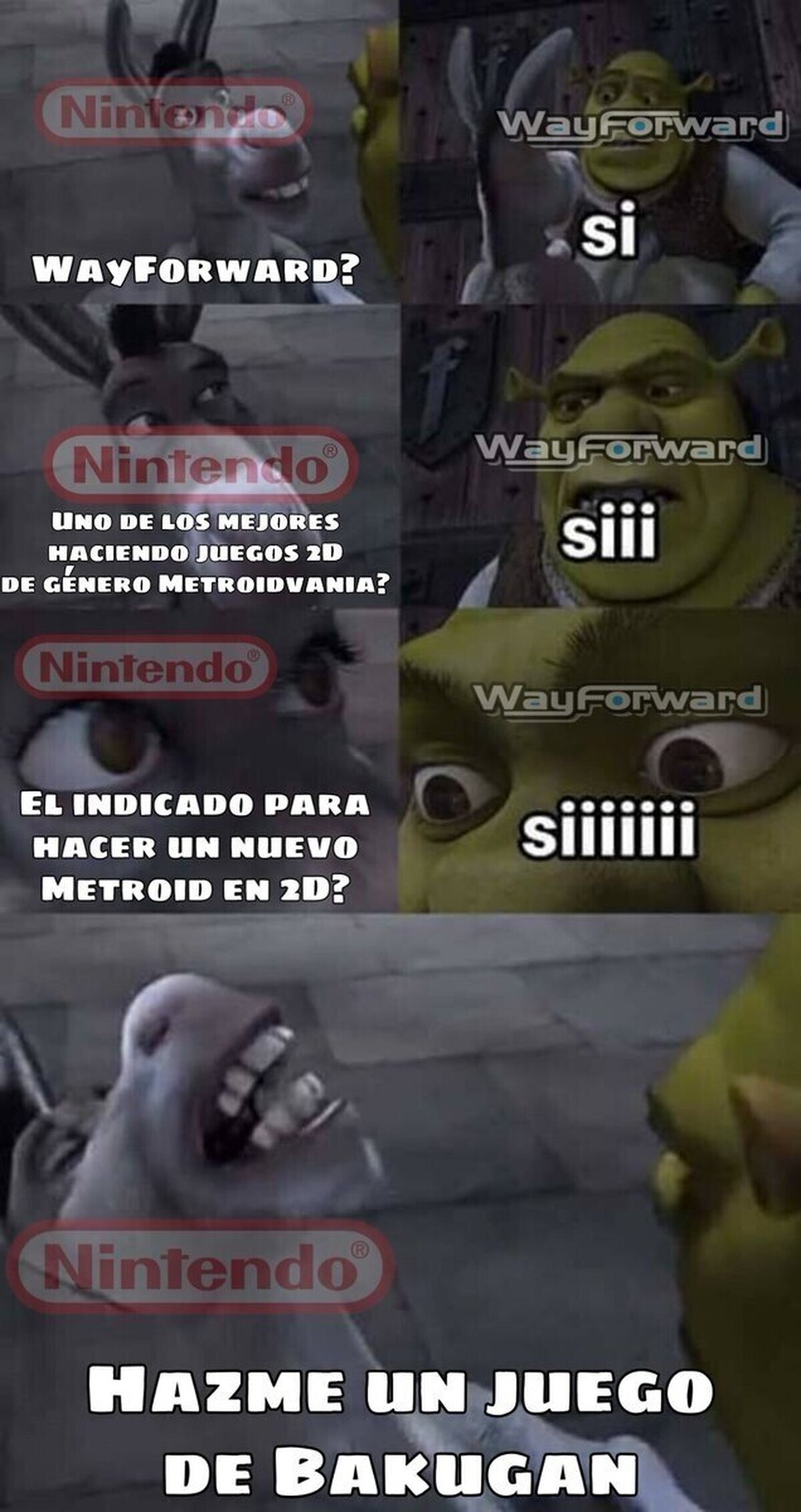 Maldita sea, Nintendo