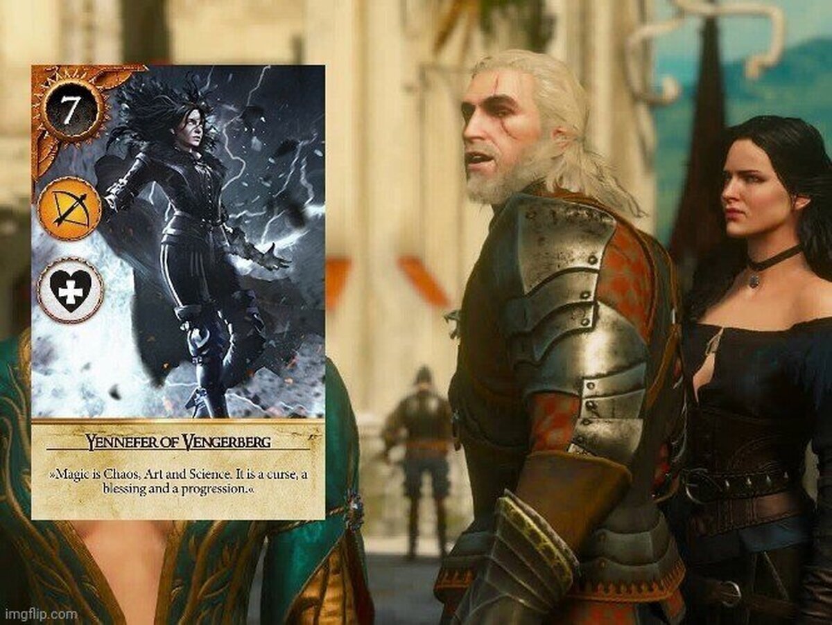 La versión de Yennefer que más le pone a Geralt