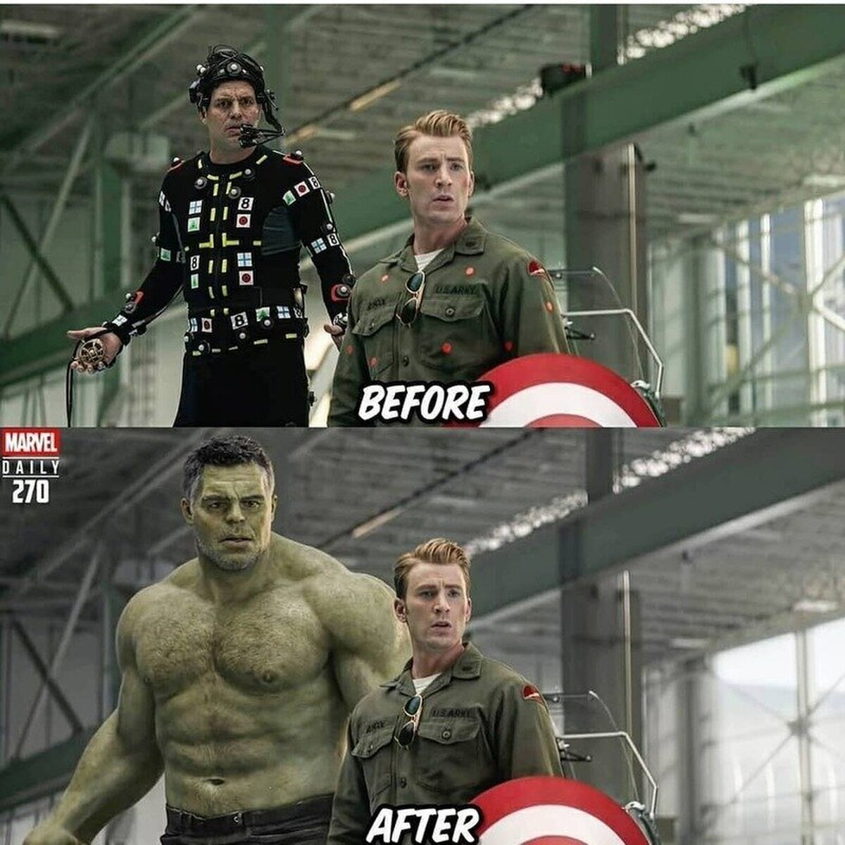Hulk sin transformación no impone nada de nada