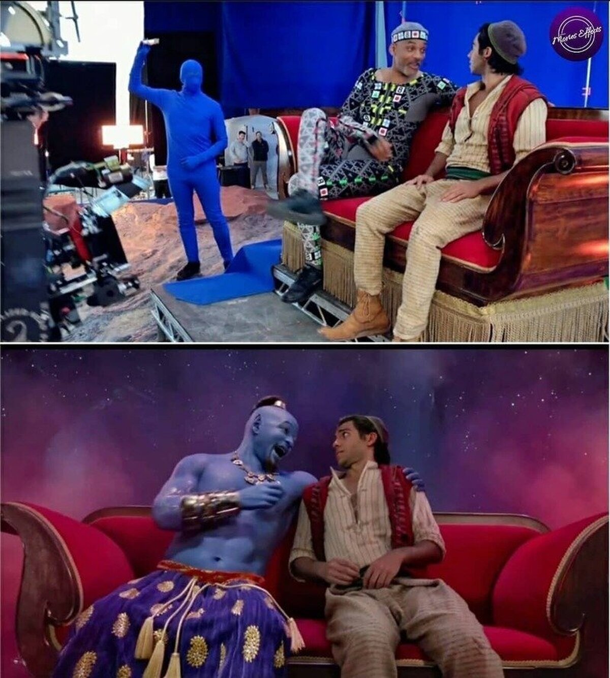 Así se grabó realmente Aladdin