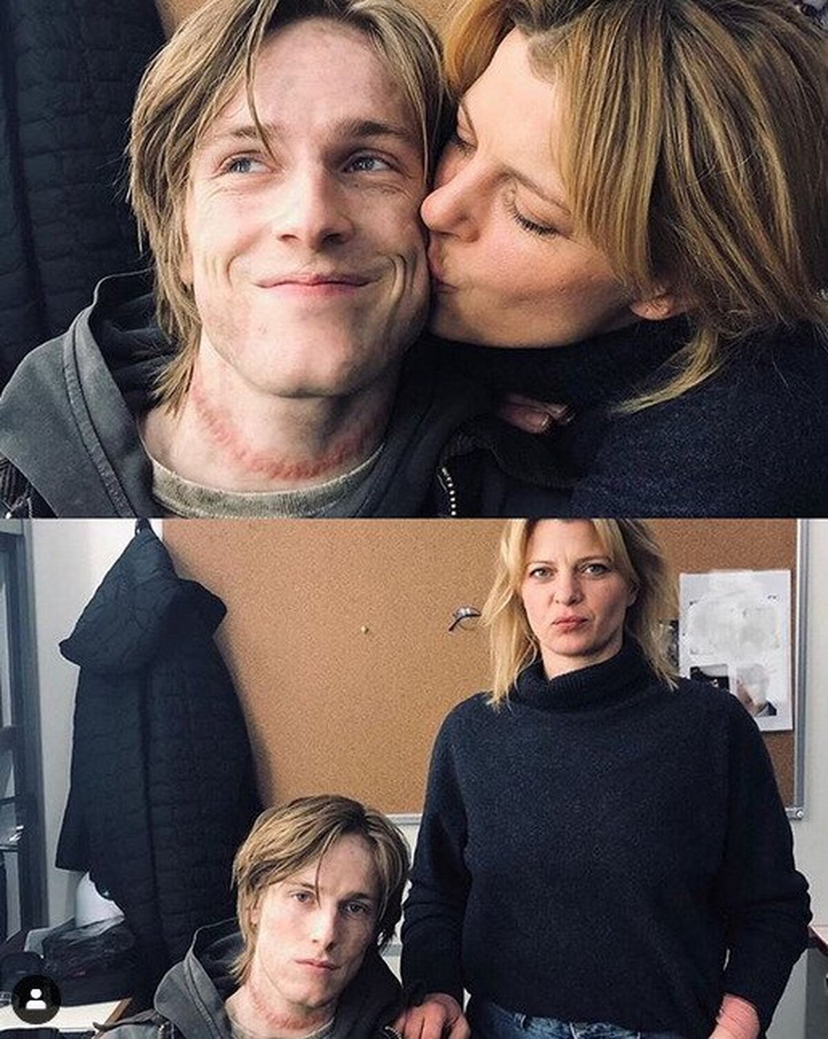 Louis Hofmann y Jördis Triebel, en su último día filmando #Dark juntos