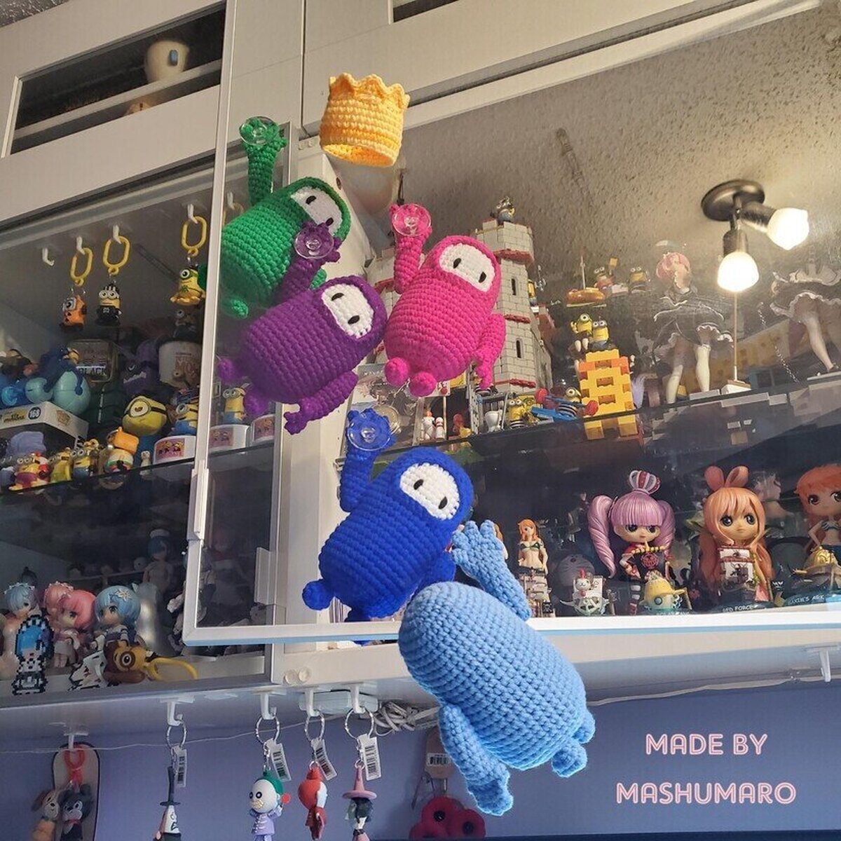 Menuda currada para recrear el final de una partida de Fall Guys. Por Mashumaro