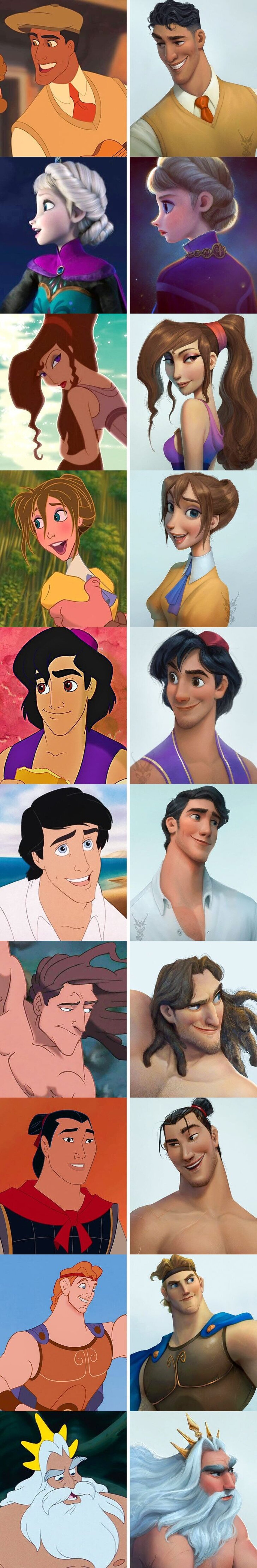 GALERÍA: Artista les da a personajes de Disney un diseño 3D, lo que los hace parecer sacados de una película del futuro