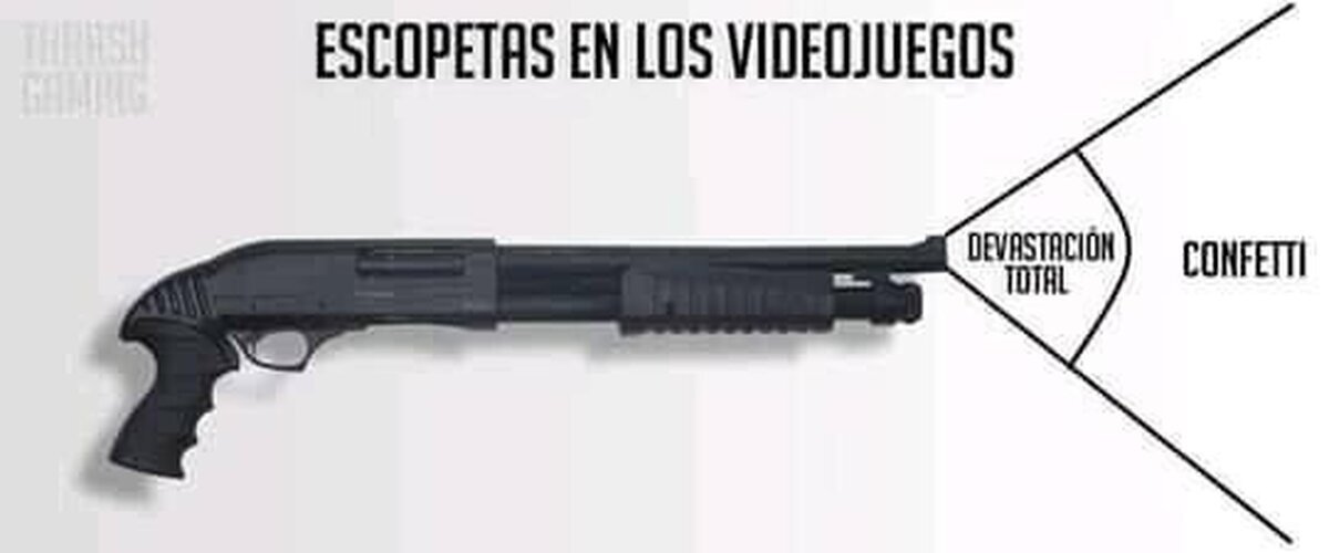 Una broma de arma a lo lejos
