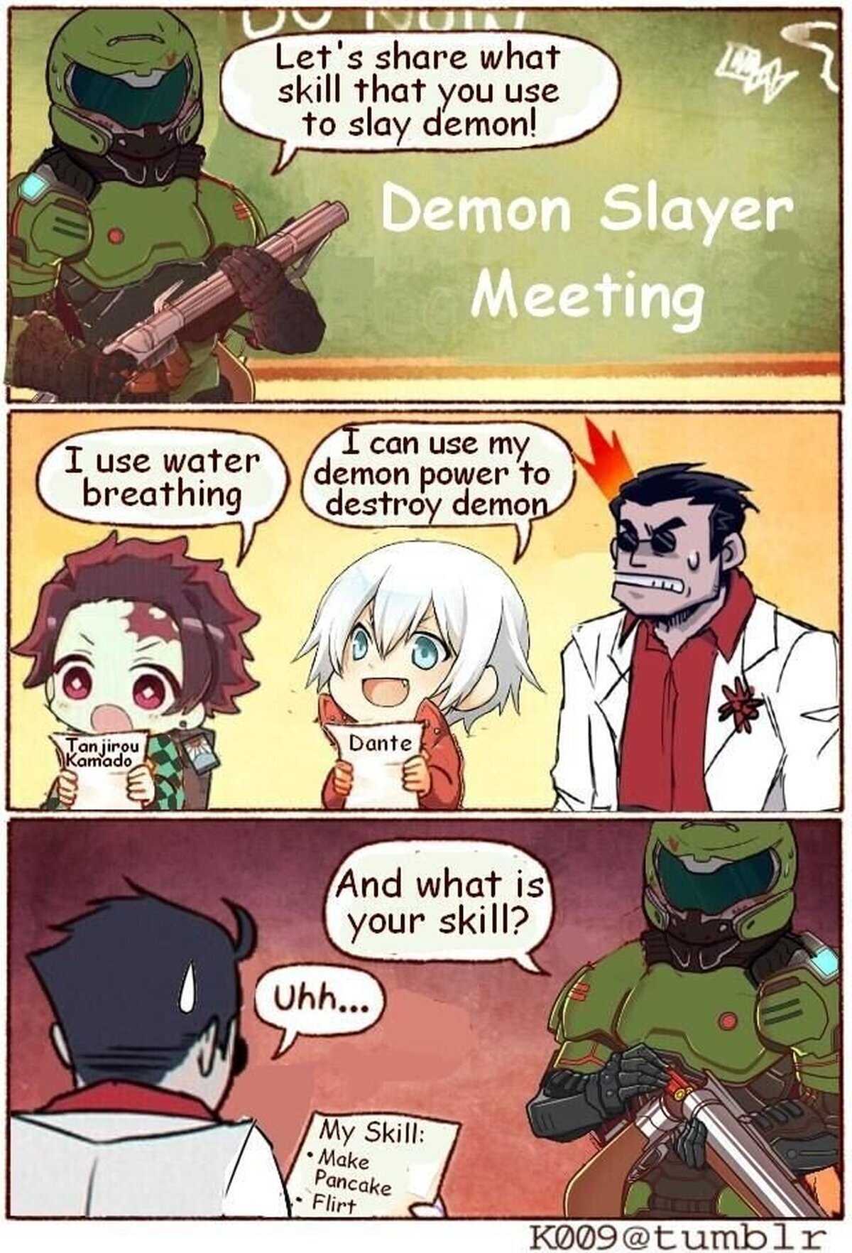 Las distintas habilidades de un Caza Demonios.