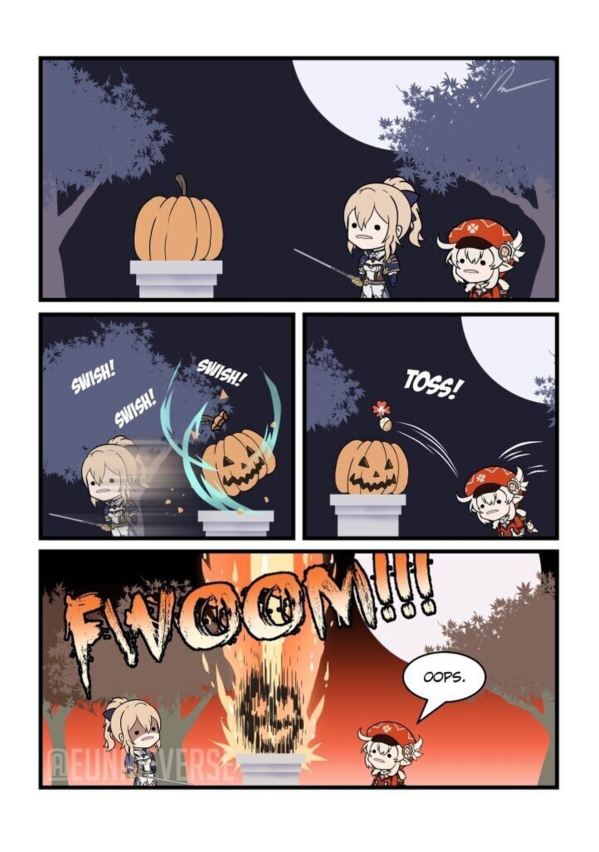 Las preparaciones de Halloween de Klee