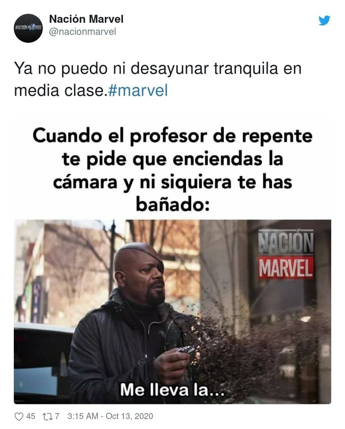 No puede uno ni desayunar tranquilo