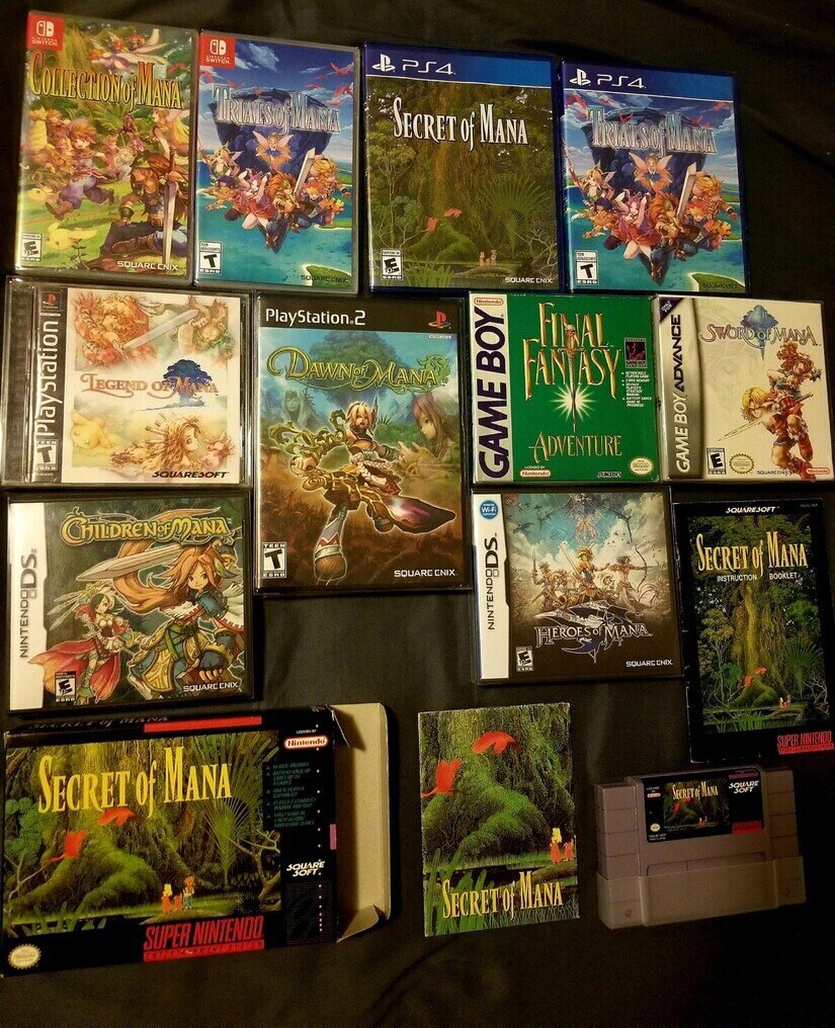 Tributo a la saga Mana. ¿Hay algún fan en la sala?