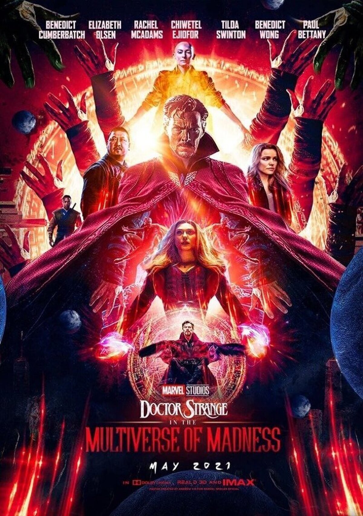 Gran cartel de Doctor Strange 2 "In the Multiverse of Madness"
