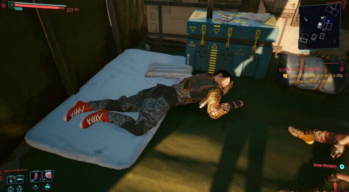 Así duerme la gente en 2077