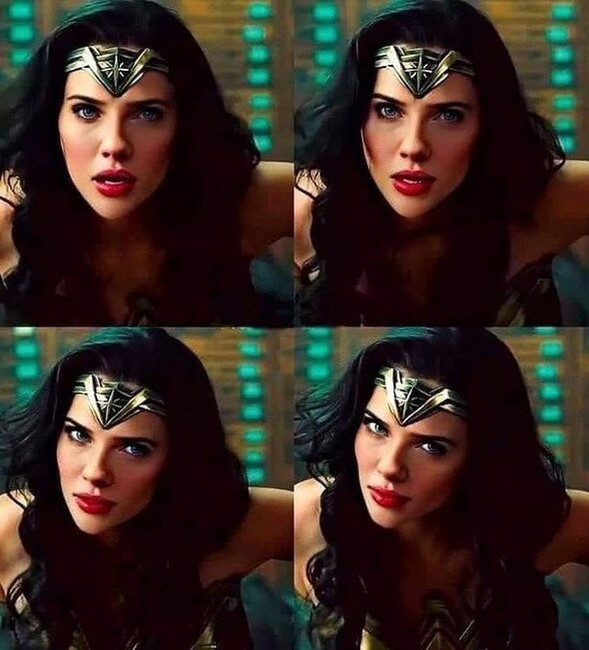 #ScarlettJohansson como #WonderWoman