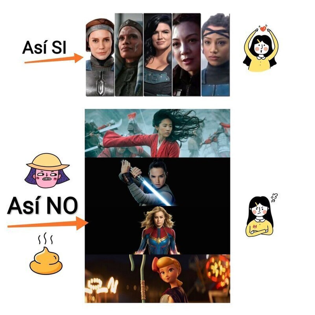 Que Alguien se lo diga a #Disney para que siga creando personajes femeninos maravillosos, que les pierde el feminismo extremo muchas veces y la cagan... Al menos así lo veo yo