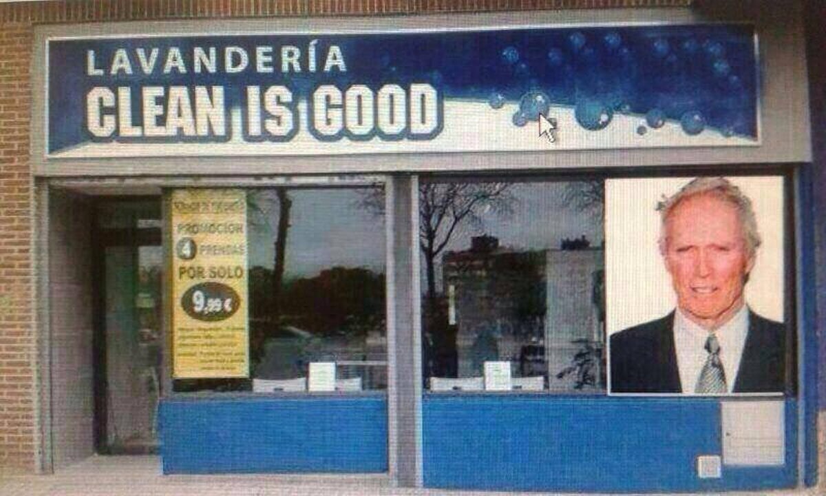 Un 10 por el nombre de esta lavandería