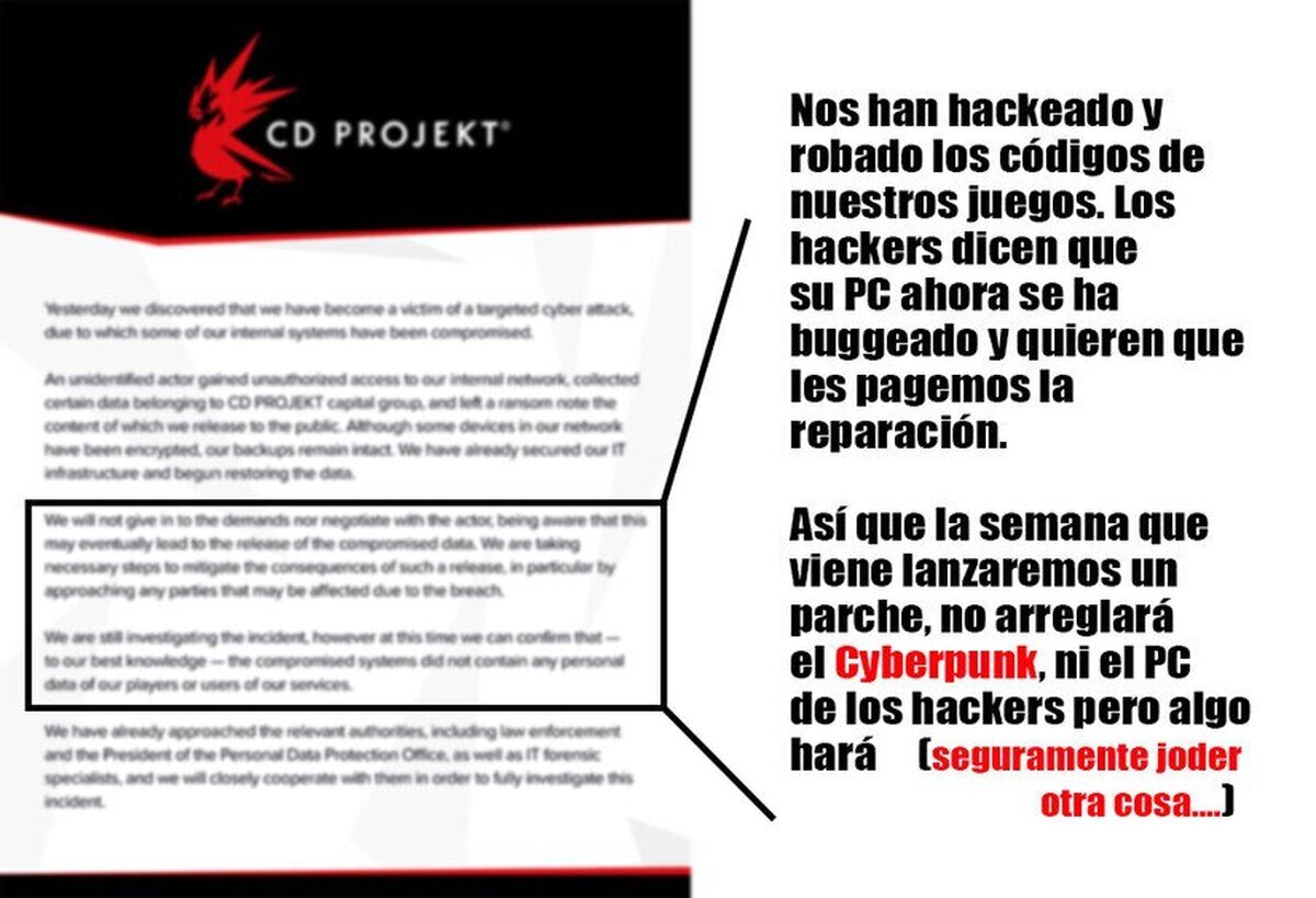CD Projekt en problemas