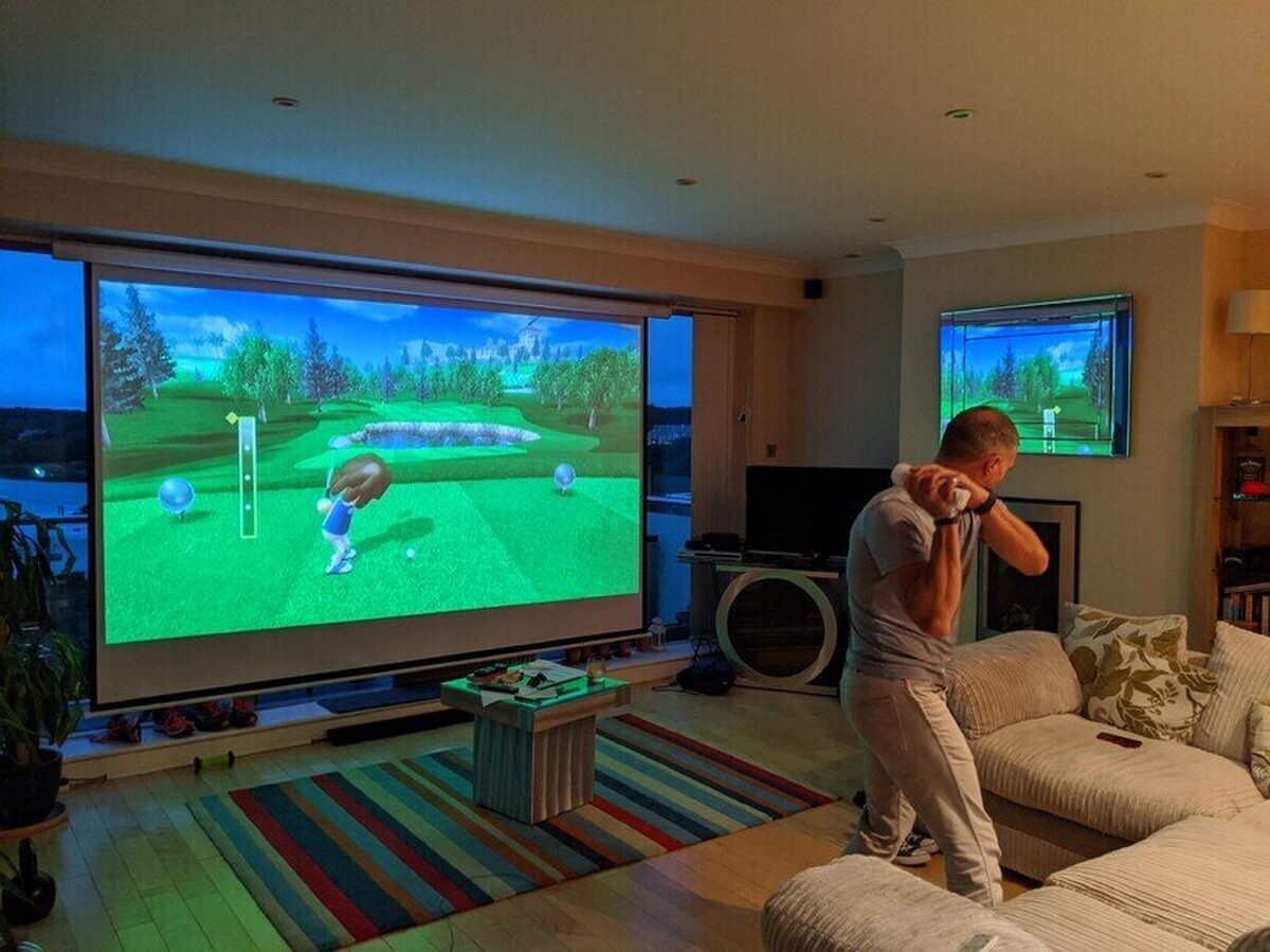 ¿Te imaginas tener tanto espacio para jugar a Wii sports?