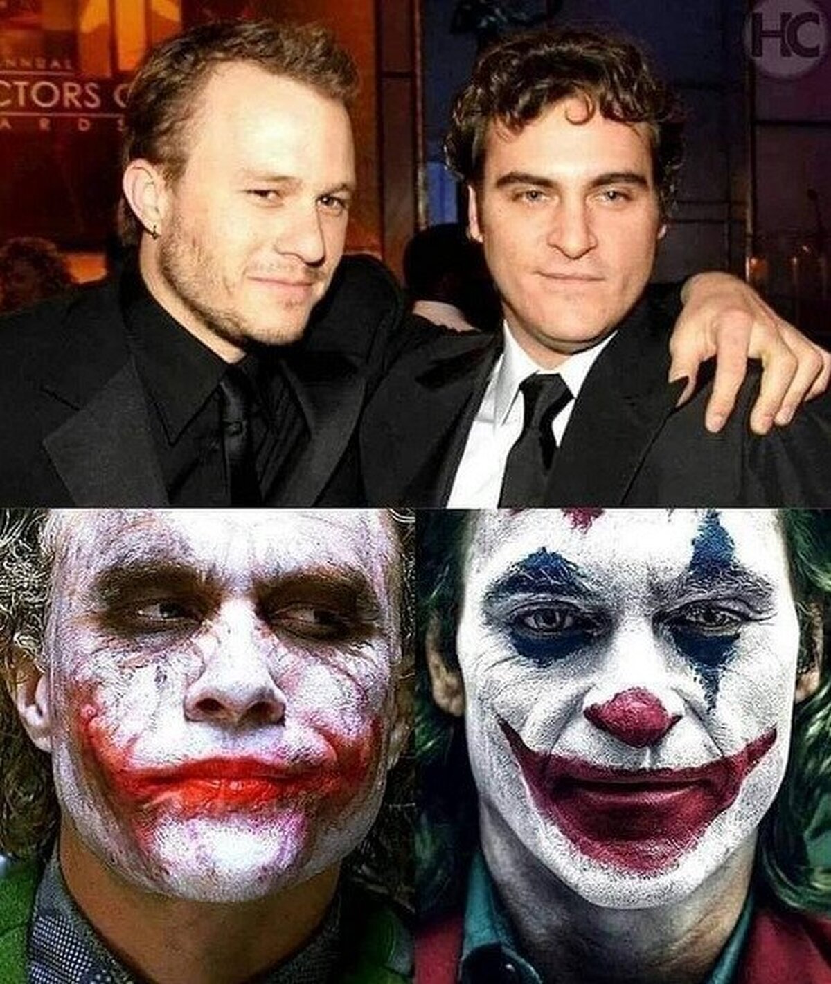 Leyendas. #JoaquinPhoenix #heathledger