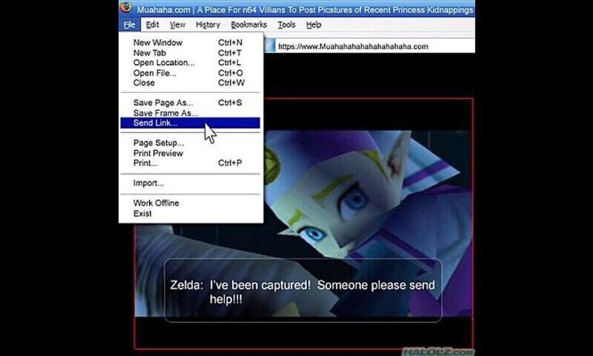 La Princesa Zelda necesita ayuda