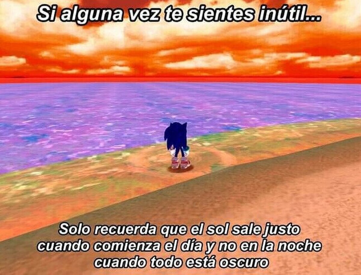 Nos salió filósofo el Sonic