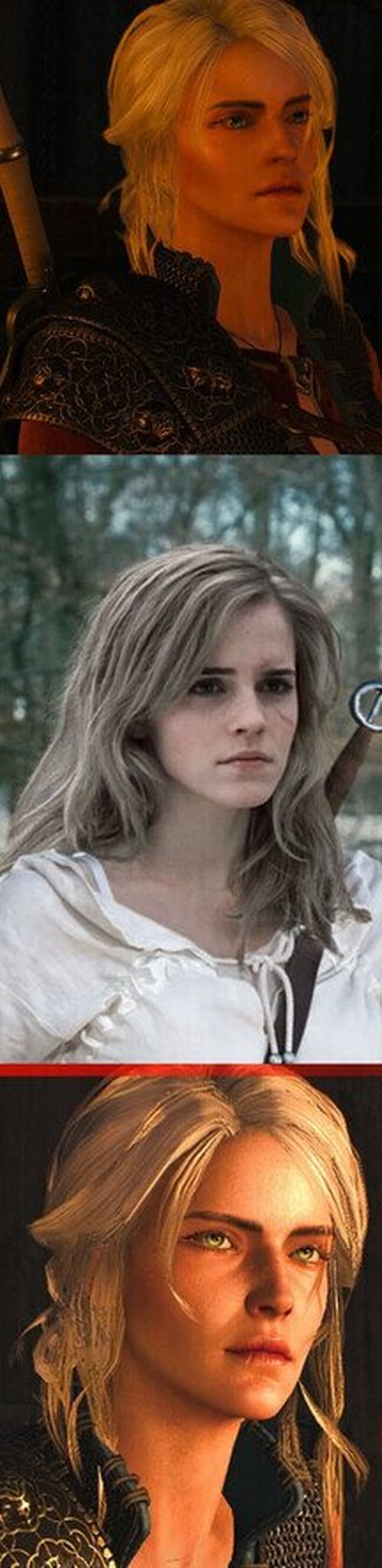 Ciri sin maquillaje es Emma Watson