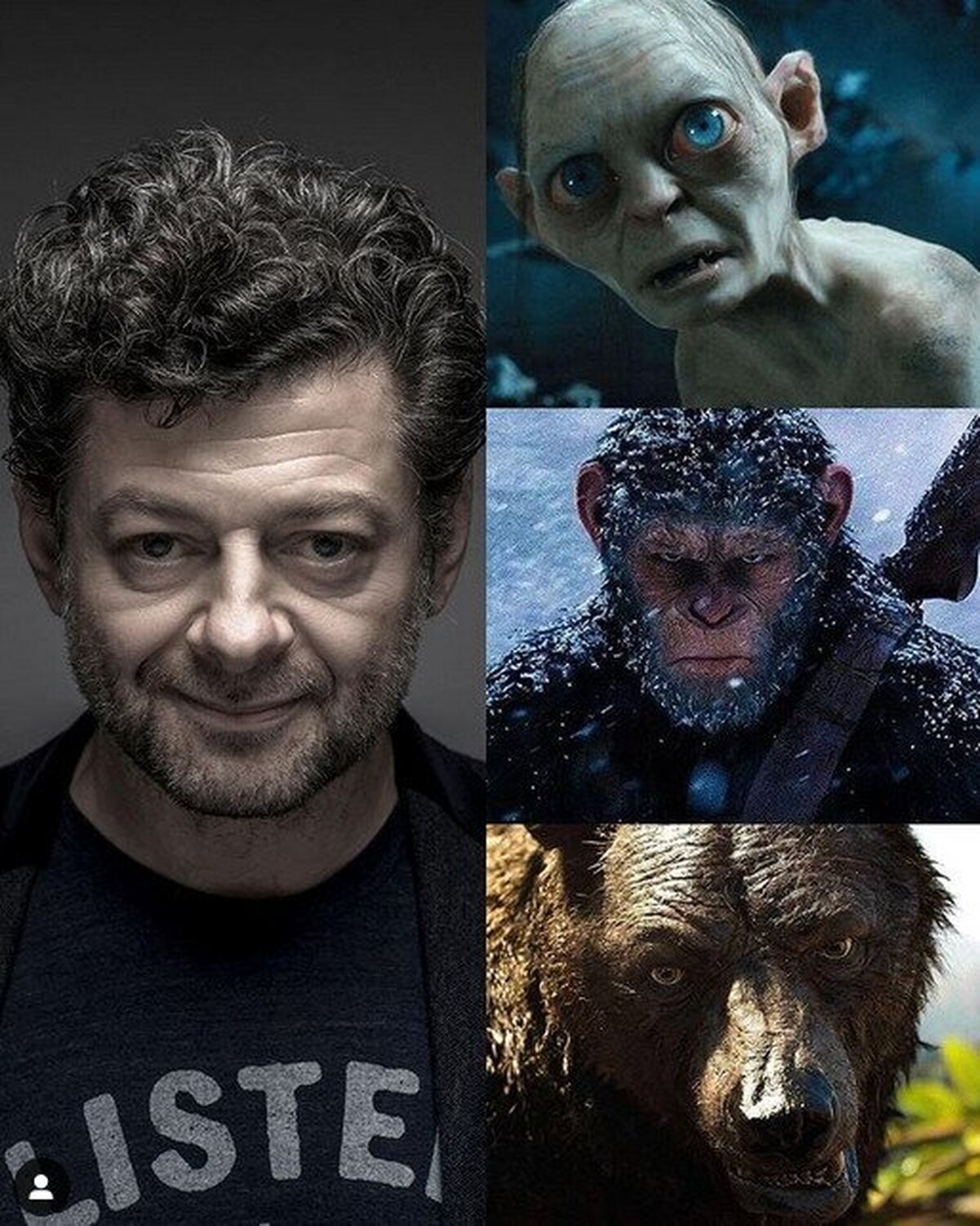 ¡Feliz cumpleaños #AndySerkis! El talentoso actor está cumpliendo 57 años. ¿Cuál consideran su mejor interpretación ?