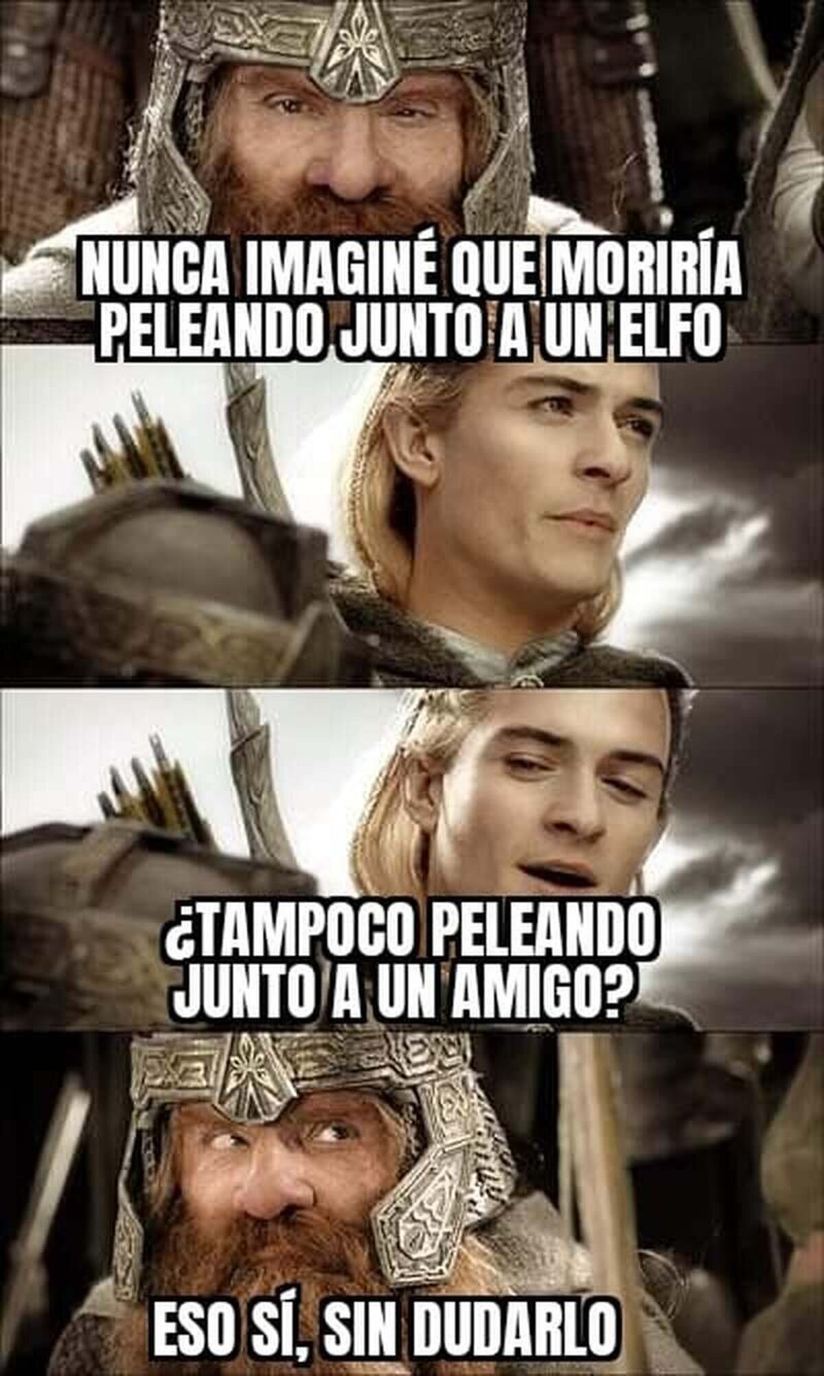 Por escenas como esta El Señor de los Anillos es tan especial