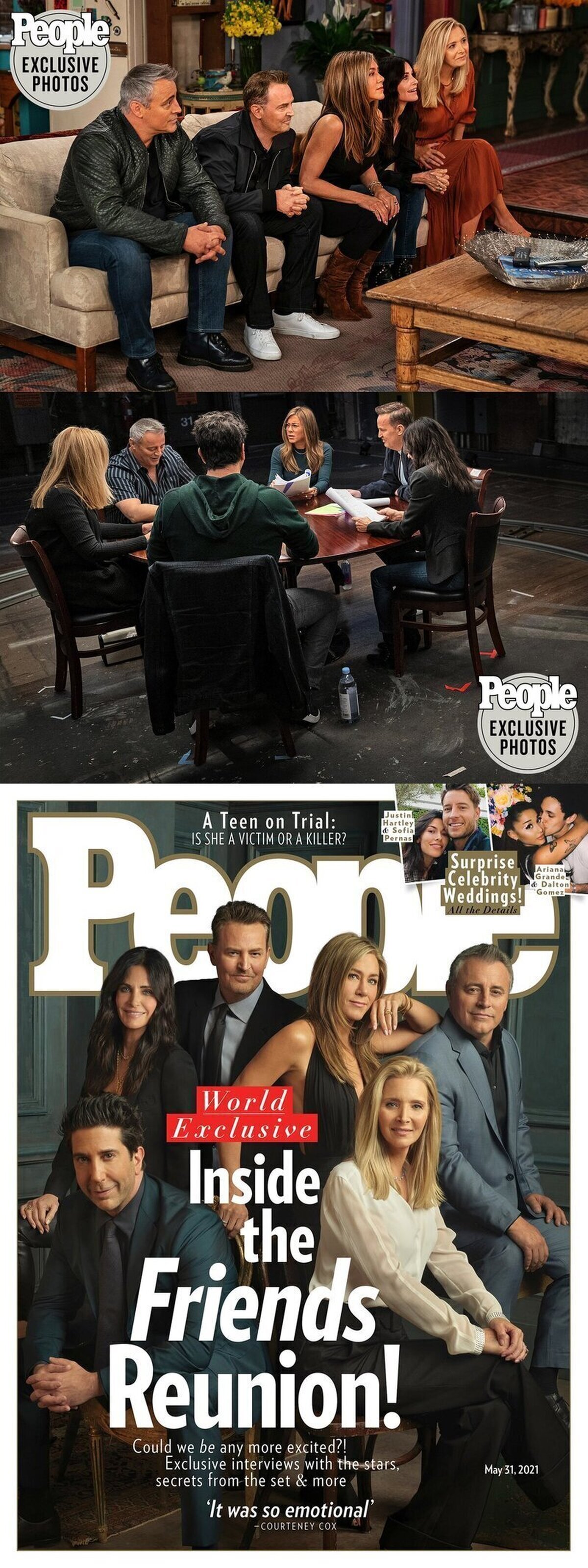 ¡Primeras imágenes de la esperada reunión de #Friends en @hbomax!