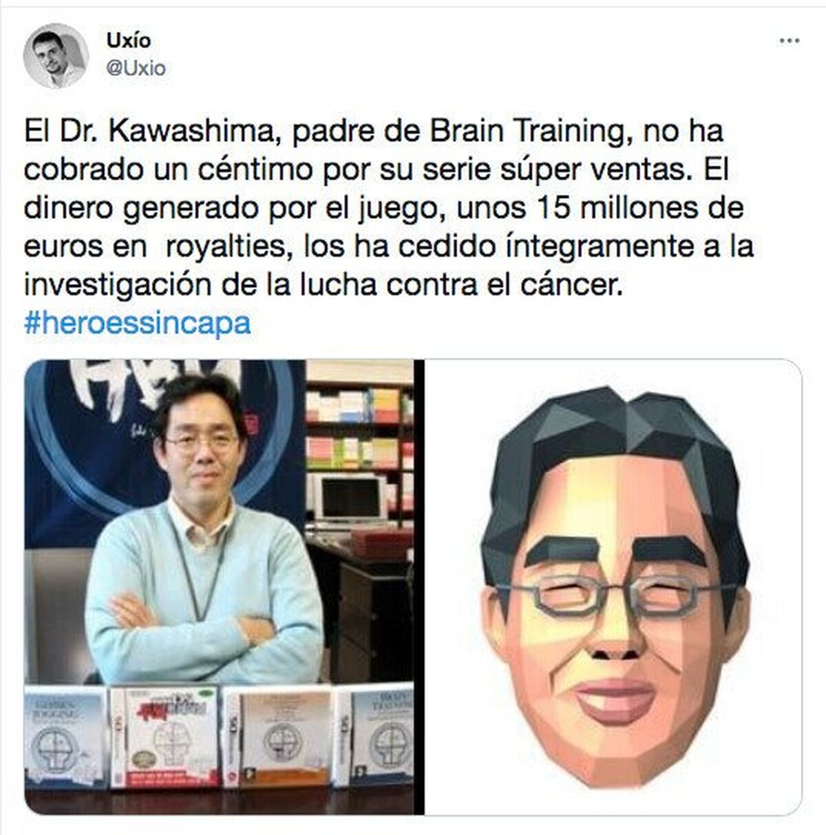 Dr. Kawashima es un auténtico héroe