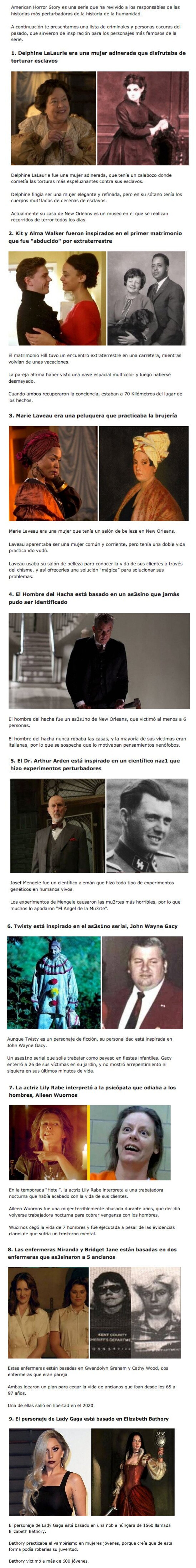 GALERÍA: 10 Personas loquísimas que inspiraron a los personajes de “American Horror Story”