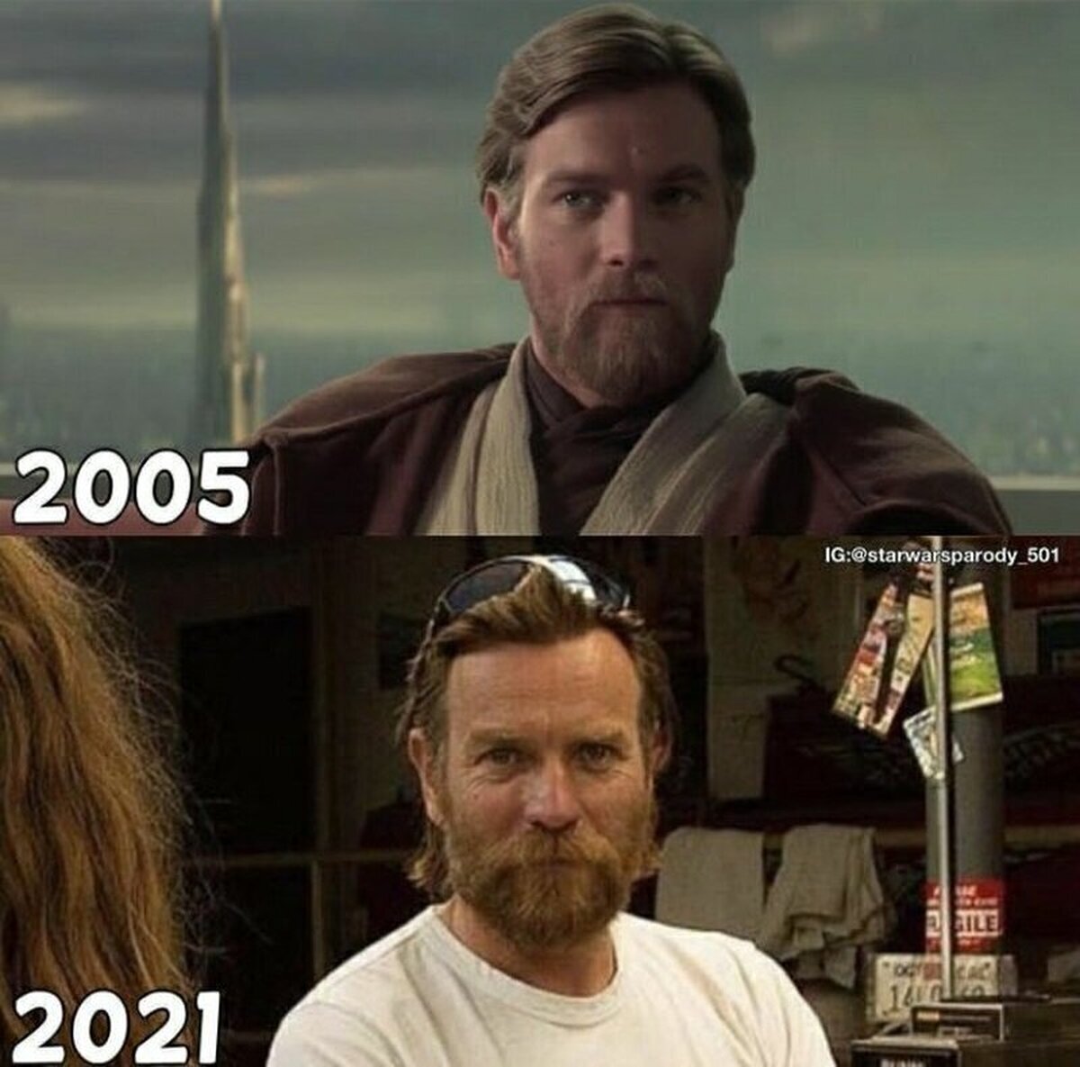 Ewan McGregor es INMORTAL.MIL pruebas y cero dudas.#StarWars 