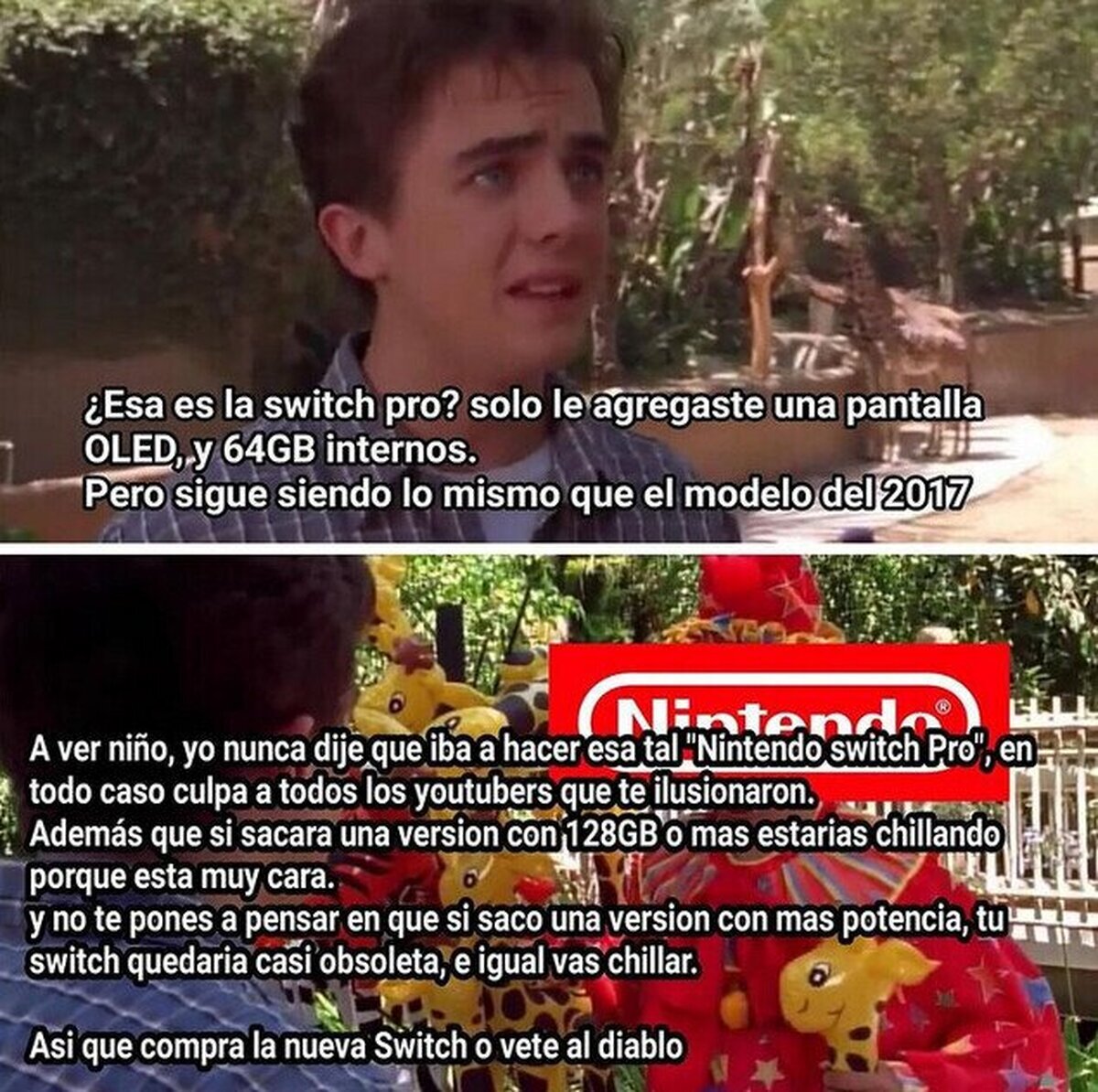 Nintendo diciendo las cosas claras