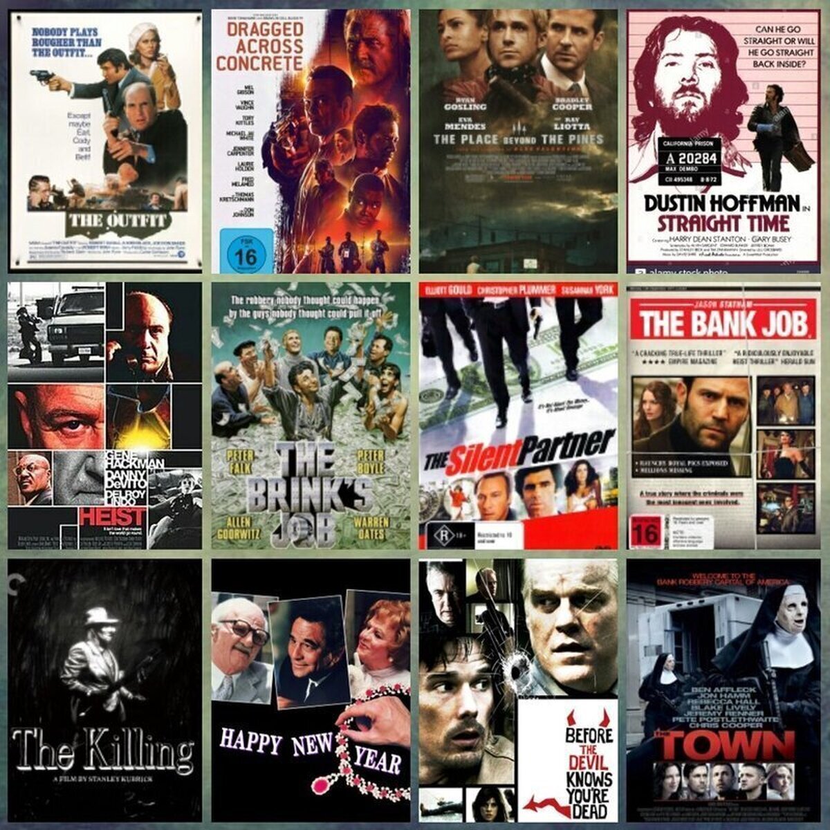 12 peliculas que recomiendo sobre robos/atracos