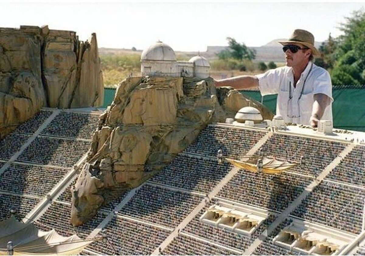 La magia de las maquetas: En este caso, el estadio de la carrera de Vainas en 'La guerra de las galaxias. Episodio I: La amenaza fantasma' (1999)