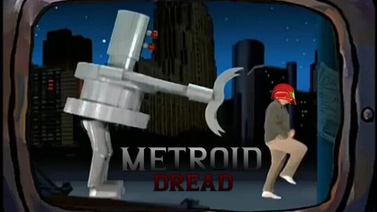 Portada rechazada de Metroid Dread