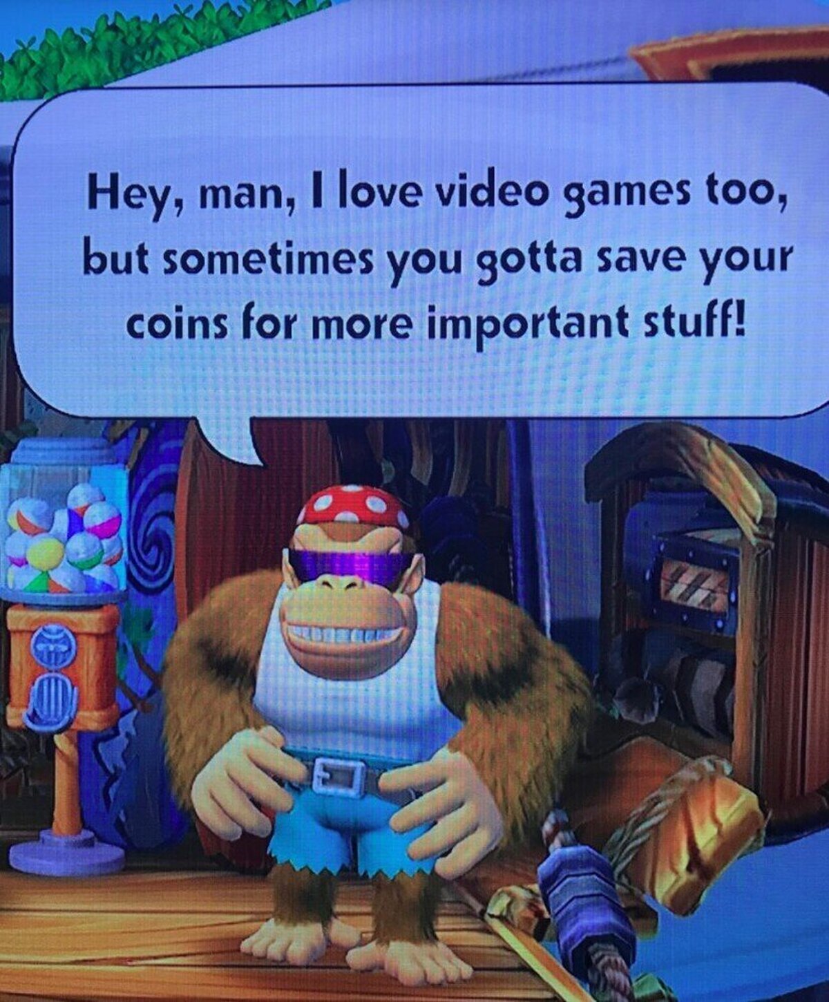 Lección de vida, por Funky Kong