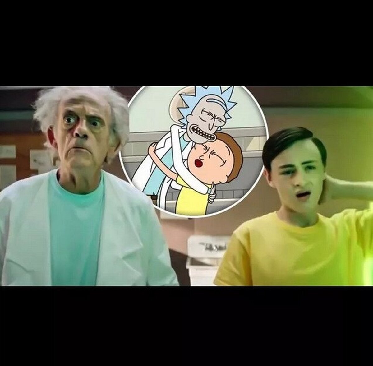 Christopher Lloyd y Jaeden Martell son 'Rick and Morty' en carne y hueso