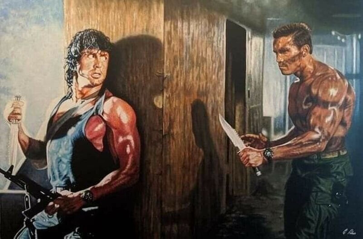 John Rambo VS John Matrix